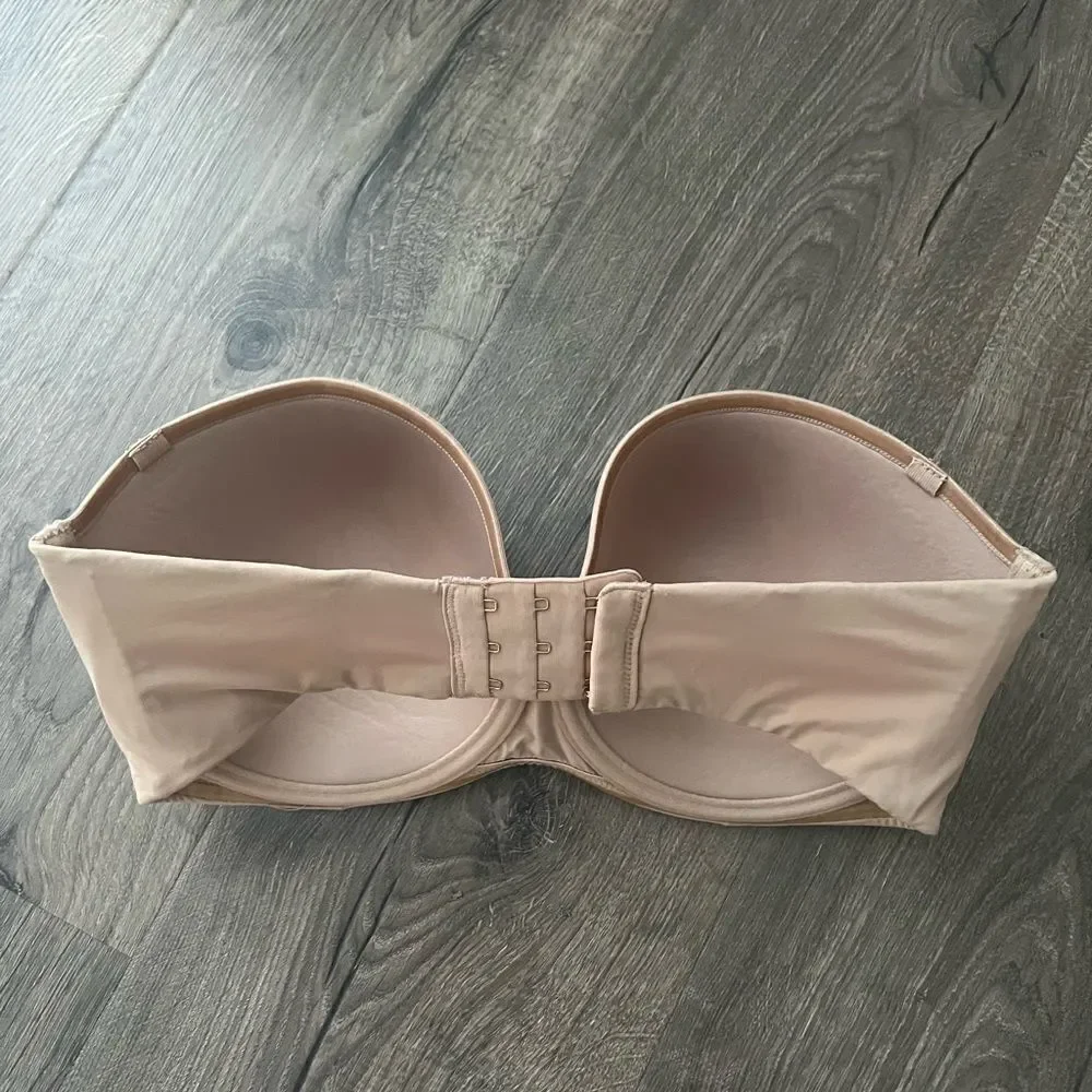ThirdLove Classic Strapless Bra with High Support That Never Falls Down Bra 32 E